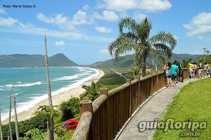 Praia da Armação vista do Mirante do Morro das Pedras