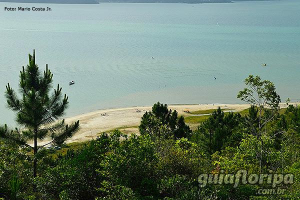 Praia do Forte visto da Fortaleza de São José da Ponta Grossa