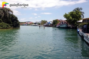 Standup no Canal da Barra da Lagoa